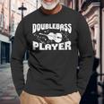 Amante Del Contrabajo Divertido Contrabajista Camiseta de manga larga Regalos para ancianos