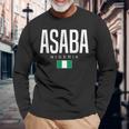 Asaba Nigeria 長袖Tシャツ 高齢者への贈り物