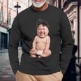 Baby Kim Jong Un-Big Baby 長袖Tシャツ 高齢者への贈り物