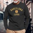 Barcelonapain スペイン、バルセロナ 長袖Tシャツ 高齢者への贈り物
