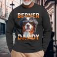 Berner Daddyバーニーズマウンテンドッグ お父さん 犬 お父さん 父の日 バーニーズ お父さん 長袖Tシャツ 高齢者への贈り物