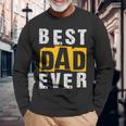 Best Dad Ever ヴィンテージ 父の日 おもしろ お父さん メンズ 夫 長袖Tシャツ 高齢者への贈り物