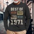 Best Of 1971 カセットテープ・レトロ 54歳の誕生日 長袖Tシャツ 高齢者への贈り物