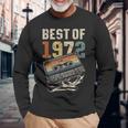 Best Of 1972 カセットテープ 53年 音楽 レトロ 誕生日 長袖Tシャツ 高齢者への贈り物