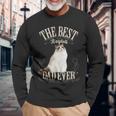 メンズ Best Ragdoll Dad Ever ラグドールキャットギフト レトロビンテージ 長袖Tシャツ 高齢者への贈り物