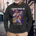 Bjj Legends Never Die Bjj Gi ブラジリアン柔術 長袖Tシャツ 高齢者への贈り物