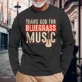 Bluegrass ミュージックギタープレーヤー 面白いバンジョー楽器 長袖Tシャツ 高齢者への贈り物