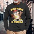 Bober Kurwa Meme Polska ビールコスチューム 面白い はいピエルドールボブル 長袖Tシャツ 高齢者への贈り物