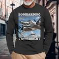Bombardiro Crocodilo イタリアンブレインロットミーム 長袖Tシャツ 高齢者への贈り物