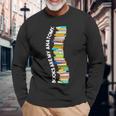 Books Are My Anatomy 背骨ブックワーム 読書 長袖Tシャツ 高齢者への贈り物