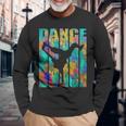 Breakdancing ヒップホップダンスギフト 楽しいグラフィティアート ブレイクダンス 長袖Tシャツ 高齢者への贈り物