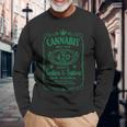 Cannabis High Time Old 420品質インディカ&サティバウィードtシャツ 長袖Tシャツ 高齢者への贈り物