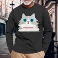 Cat キャットシリーズ ラグドール 長袖Tシャツ 高齢者への贈り物