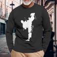 Cool Taekwondo Man Fighting Graphic & Cool s 長袖Tシャツ 高齢者への贈り物