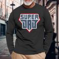 Daddy Dad Happy Father's Dayuper Best Graphic 長袖Tシャツ 高齢者への贈り物