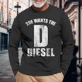 Diesels Mechanic For D He Wants The Diesels 長袖Tシャツ 高齢者への贈り物