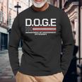 Doge DOGE 政府効率省 長袖Tシャツ 高齢者への贈り物