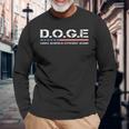 DOGE 政府効率省 Usa 長袖Tシャツ 高齢者への贈り物