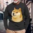 Dogecoin Just Doge 長袖Tシャツ 高齢者への贈り物