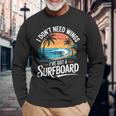 I Don't Need Wings I Have Aurfurfboard For Men 長袖Tシャツ 高齢者への贈り物