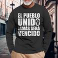 El Pueblo Unido Jamaseraencido Protestlogan 長袖Tシャツ 高齢者への贈り物