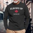 Elbows Up Canada グローブ Off Canadian Pride Northtrong 長袖Tシャツ 高齢者への贈り物