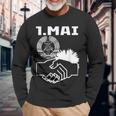 First May Day Of Ark Ddr East Eastern Germany Langarmshirts Geschenke für alte Männer