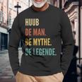 Dutch First Name Huub 長袖Tシャツ 高齢者への贈り物