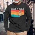 Take A Hike ケアンテリア グラフィック ハイキング 長袖Tシャツ 高齢者への贈り物