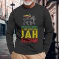 Give Thanks & Praises Jah Rastafari レゲエ ラスタ ウェア 長袖Tシャツ 高齢者への贈り物