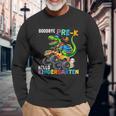 Goodbye Pre-K Hello Kindergarten Dinosaur Graduation Boys Long Sleeve T-Shirt Gifts for Old Men