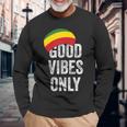 Goodibes Only レゲエ 帽子 レゲエ ラスタファリ ジャマイカ 長袖Tシャツ 高齢者への贈り物