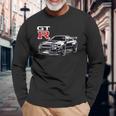 Gt R 34 レーシング ドラグ ドリフト Jdm Japan ストリートスポーツカー 長袖Tシャツ 高齢者への贈り物
