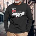 Gt R 35 Jdm ストリートレーシング ドラッグドリフト スポーツカー 長袖Tシャツ 高齢者への贈り物