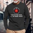 Hal 9000 ヴィンテージ 人工知能 長袖Tシャツ 高齢者への贈り物