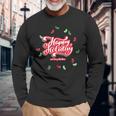 Happy Holiday And Merry Christmas Quote Festive Greetings 長袖Tシャツ 高齢者への贈り物