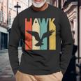 Hawk 鷹 動物 長袖Tシャツ 高齢者への贈り物