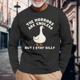 Horrors Are Endless But Itayilly Goose Friends ミームギフト 長袖Tシャツ 高齢者への贈り物
