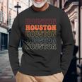 Houston ヒューストン 長袖Tシャツ 高齢者への贈り物