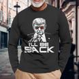 I'll Be Back 2024 ドナルド・トランプ 大統領用 おもしろサングラス 長袖Tシャツ 高齢者への贈り物