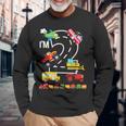 I'm 2 2歳の誕生日 トラック 乗り物 交通機関車 長袖Tシャツ 高齢者への贈り物