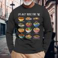 I'm Just Here For The Filipino Food トラディショナルピノイフード 長袖Tシャツ 高齢者への贈り物