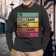 I'm Kellyann Doing Kellyann Things 面白い 名言 長袖Tシャツ 高齢者への贈り物