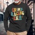 In My Racing Era Racing レトロ ヴィンテージ 長袖Tシャツ 高齢者への贈り物
