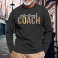 Instructional Coach ヒョウ柄 新学期 長袖Tシャツ 高齢者への贈り物