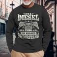 It's A Diesel Thing トラッカー トラック ドライバー メカニック 面白い メンズ 長袖Tシャツ 高齢者への贈り物