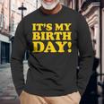 It's My Birthday 長袖Tシャツ 高齢者への贈り物