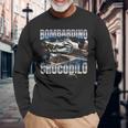 Italian Brainrot Bombardino Crocodilo 長袖Tシャツ 高齢者への贈り物