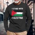 Itand With Palestine ペンダント フリーガザエルサレムモスク 長袖Tシャツ 高齢者への贈り物