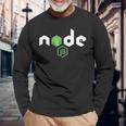 Javascript Programmer Js Node Pc Developers 長袖Tシャツ 高齢者への贈り物